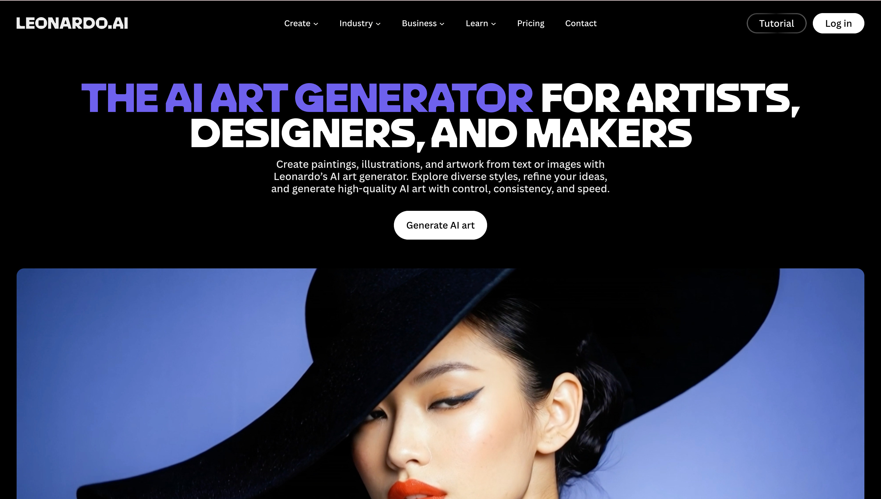 Leonardo AI screenshot