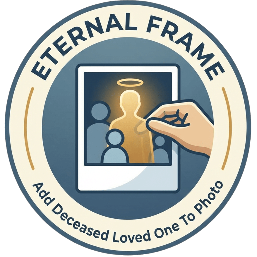 Add Deceased Loved One to Photo favicon