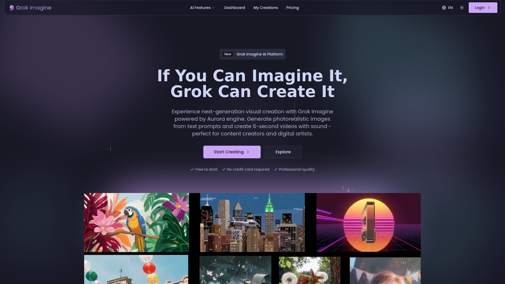 Grok Imagine: AI-Powered Image & Video Creator.ai