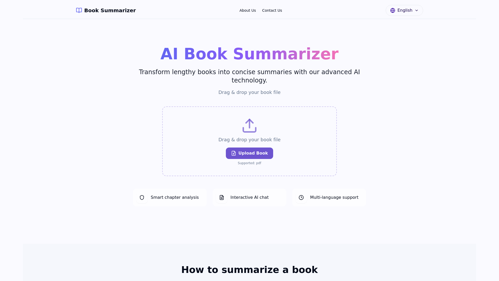 AI Book Summarizer | Free Chapter-Specific Analysis.ai