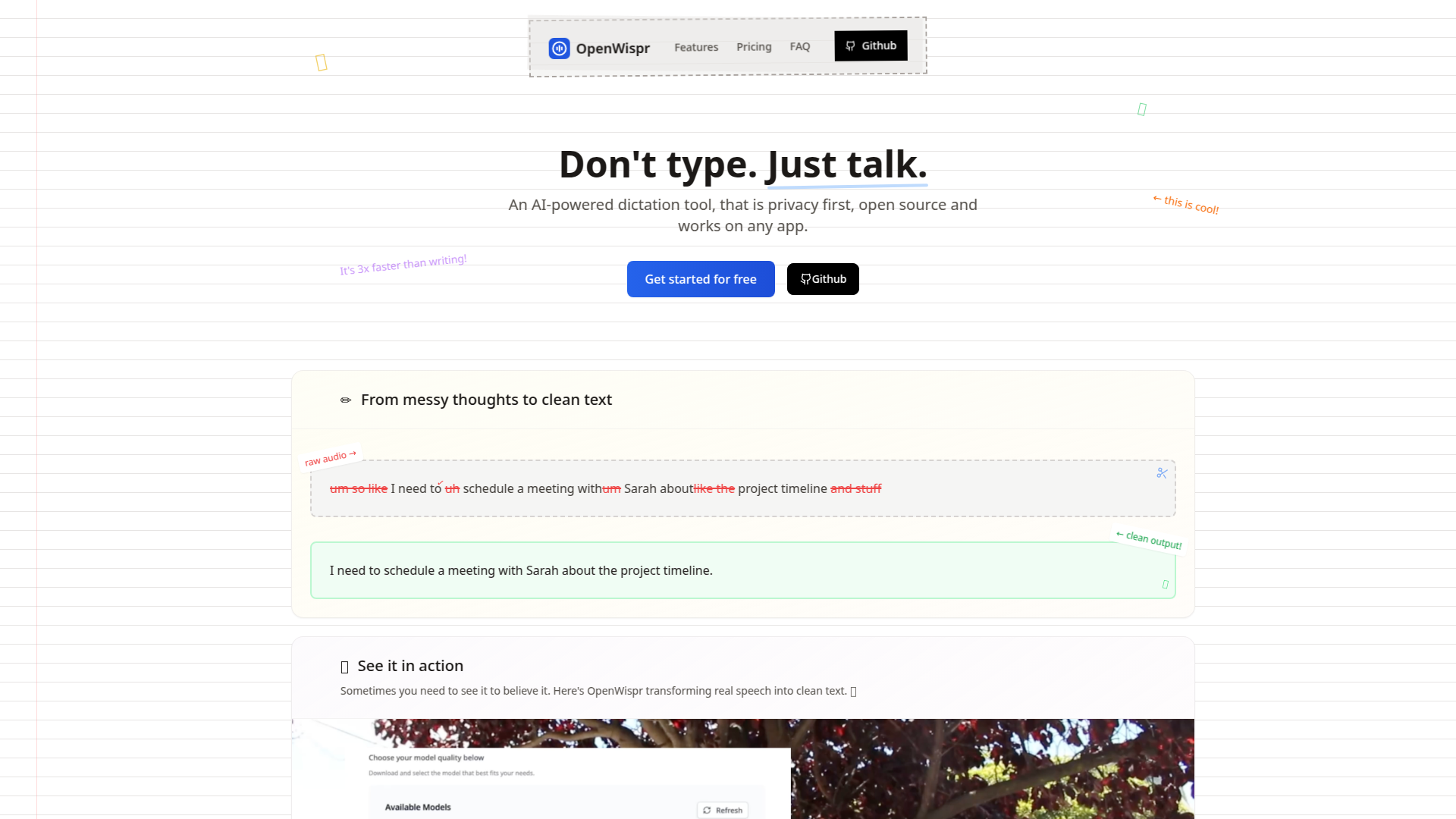 OpenWispr: Open Source AI Voice Dictation.ai