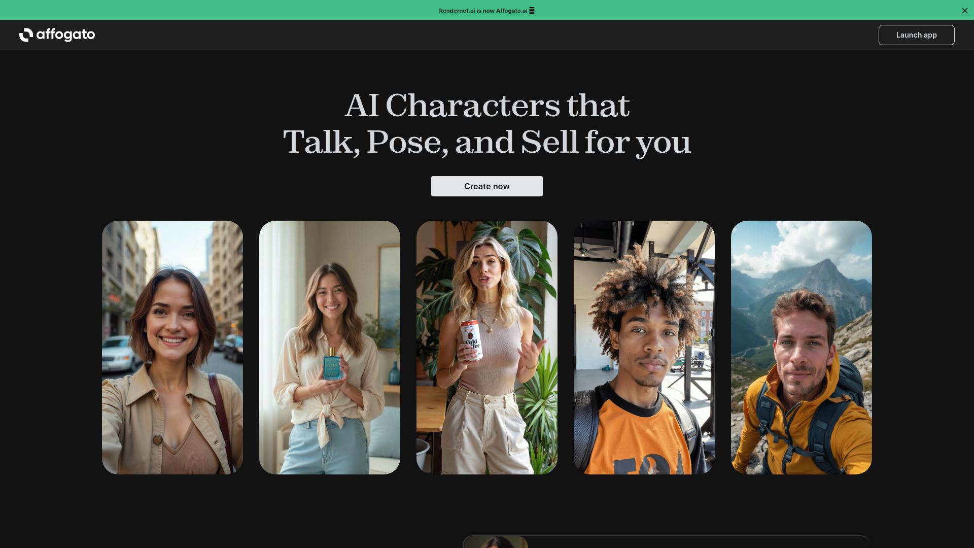 Affogato AI: Craft AI Characters for Videos & Ads.ai