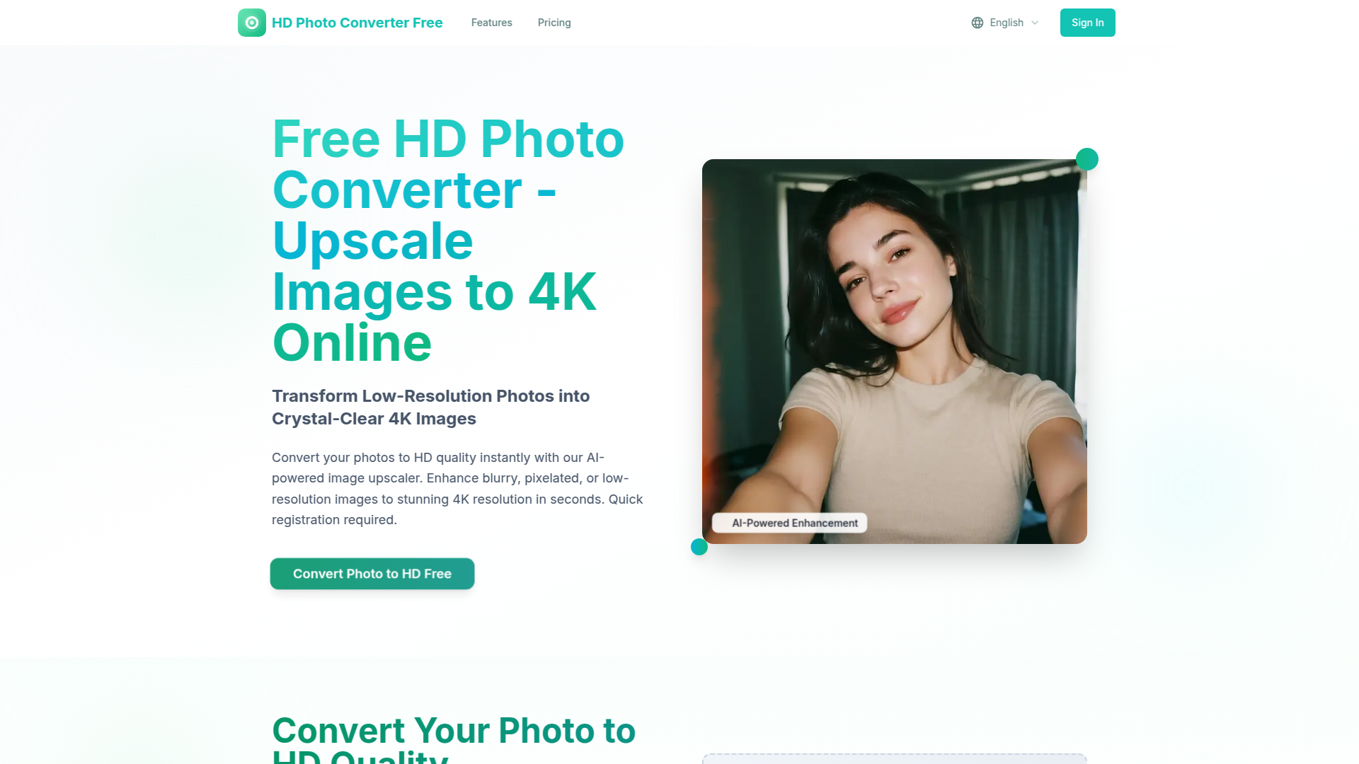 HD Photo Converter: AI-Powered 4K Image Upscaler.ai