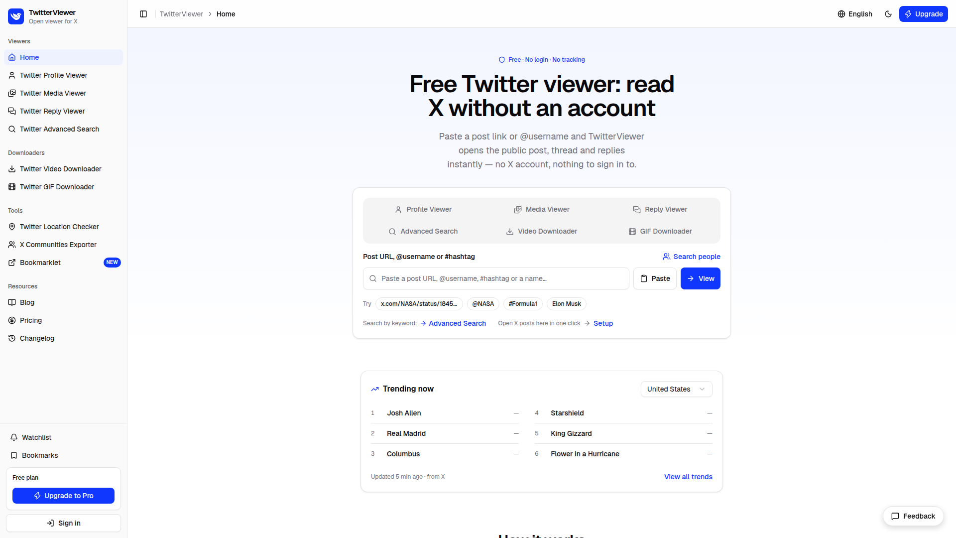 TwitterViewer