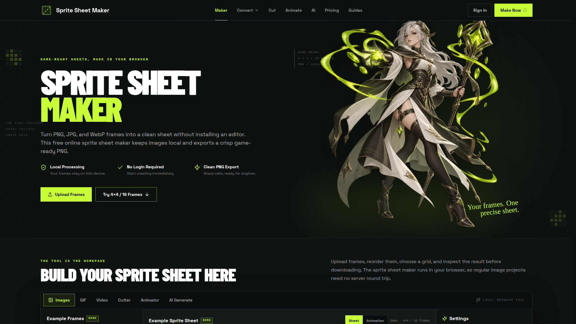 Sprite Sheet Maker