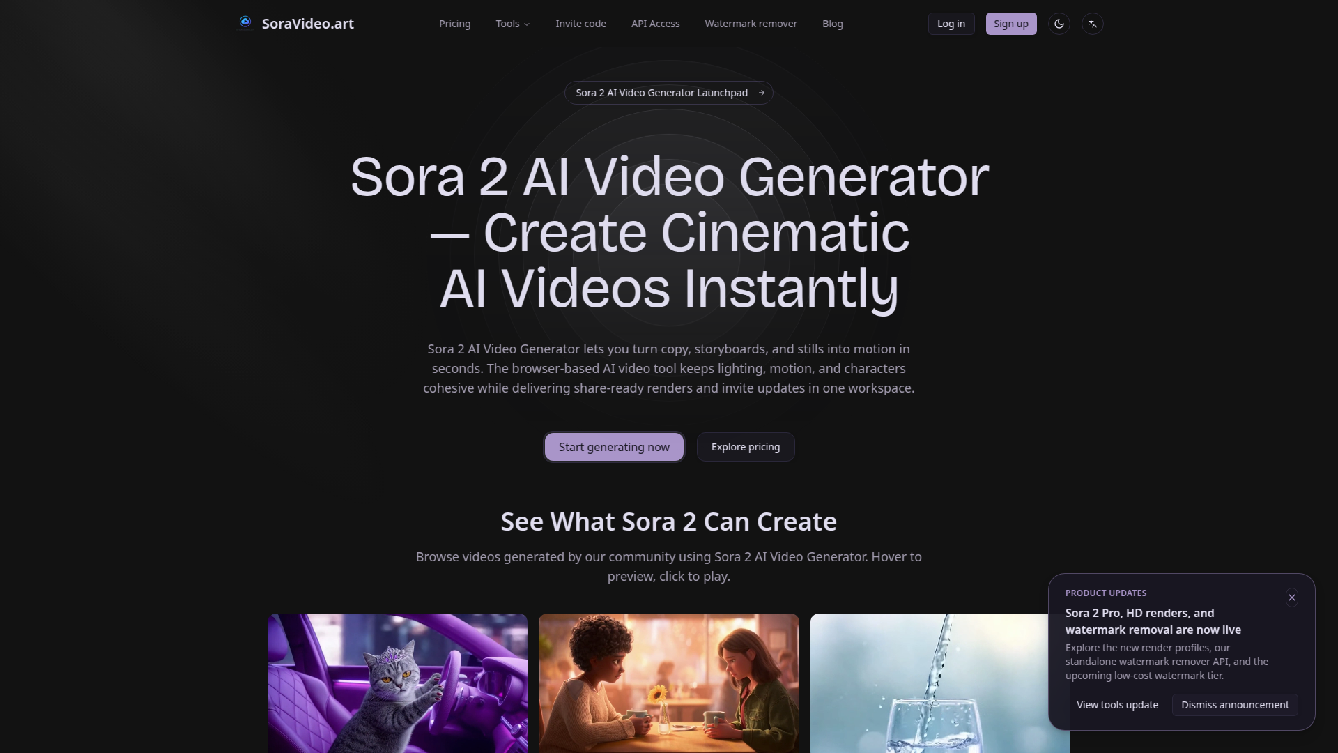 Sora 2 AI Video Generator