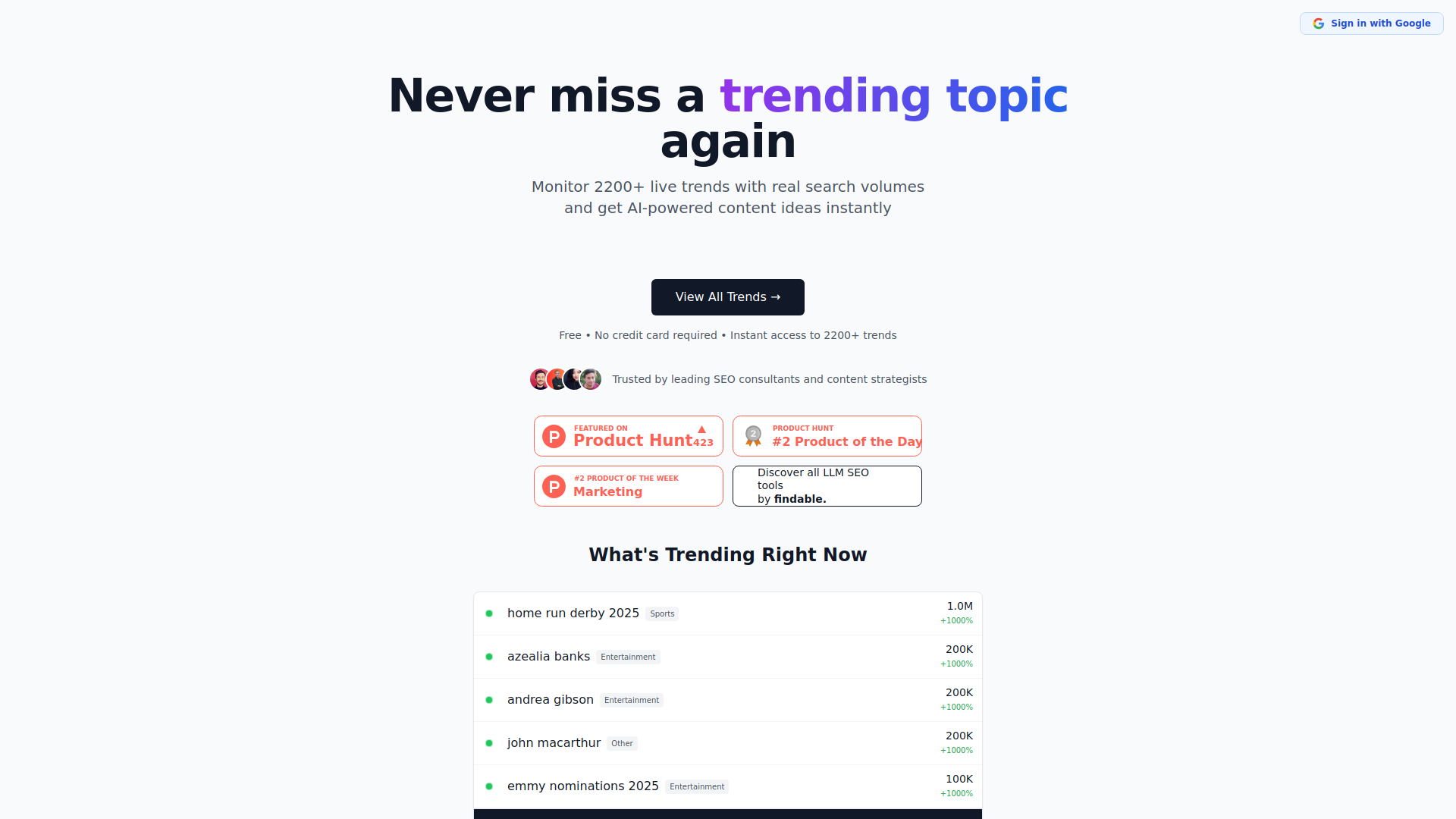 Google Trends Monitor