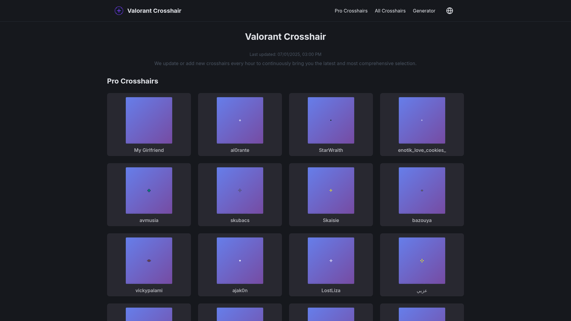 Valorant Crosshair