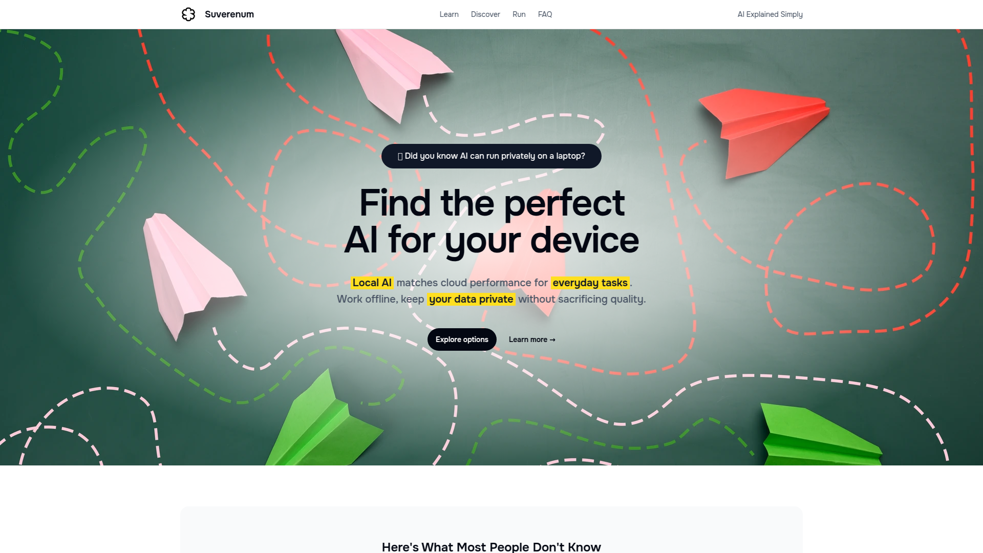 Suverenum: Find Perfect AI for Your Laptop.ai