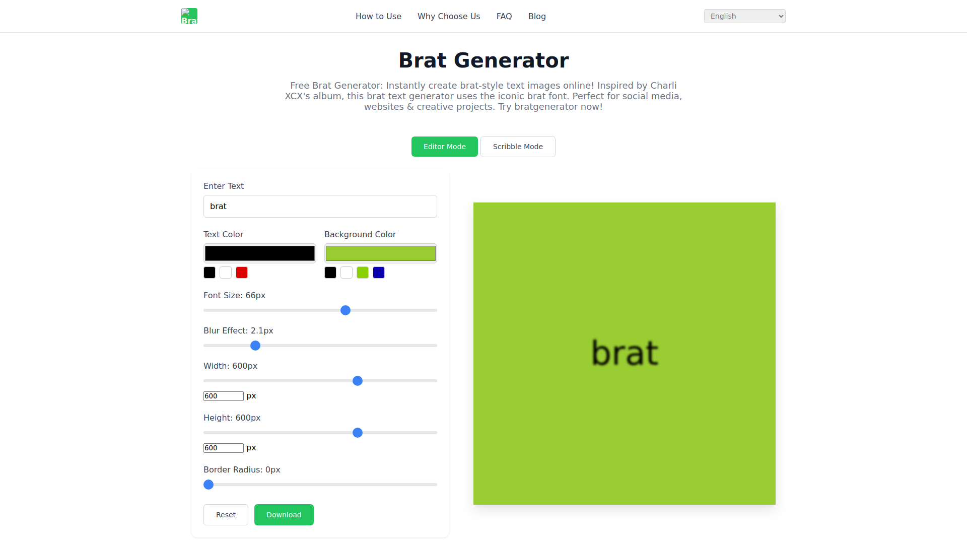 Brat Generator: Free Brat-Style Text Creator.ai
