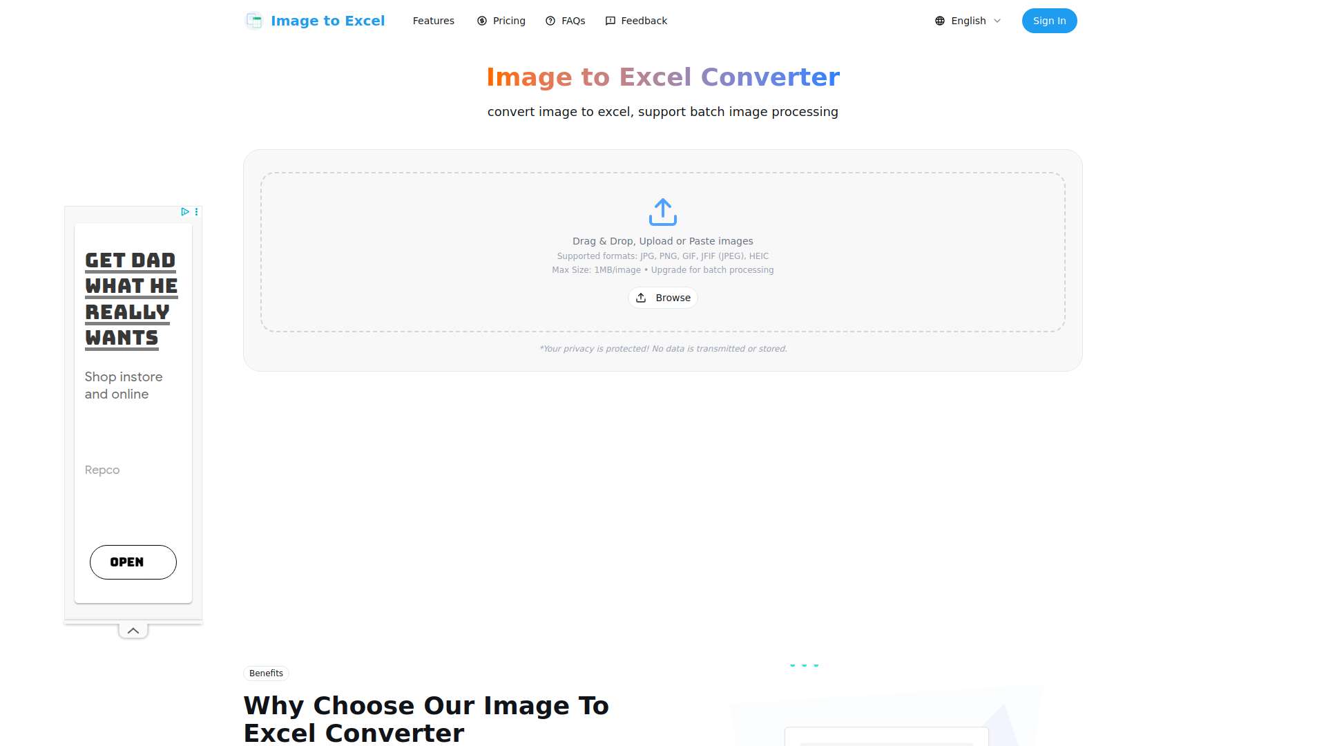 Image to Excel: AI-Powered Table Extraction.ai
