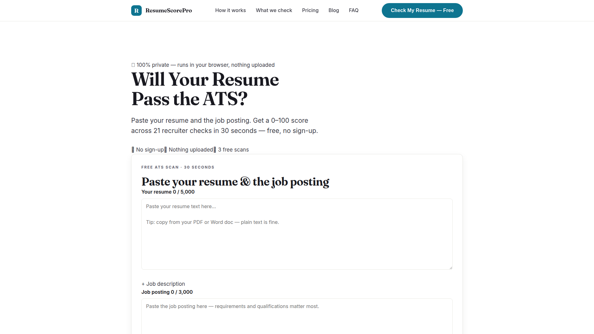 ResumeScorePro