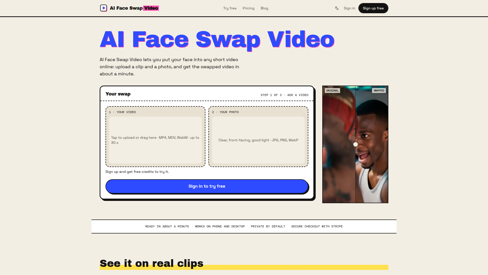 AI Face Swap Video