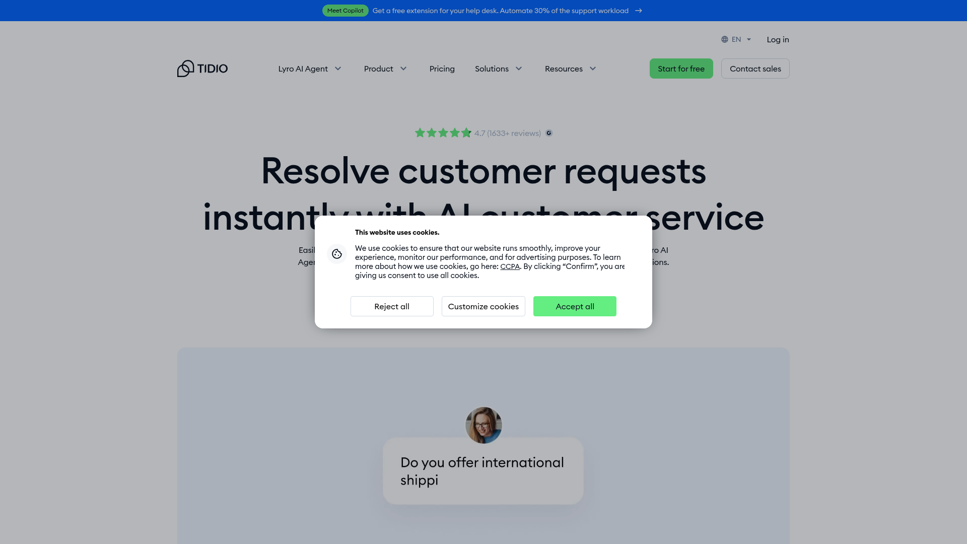 Tidio: AI Customer Service & Sales Automation.ai