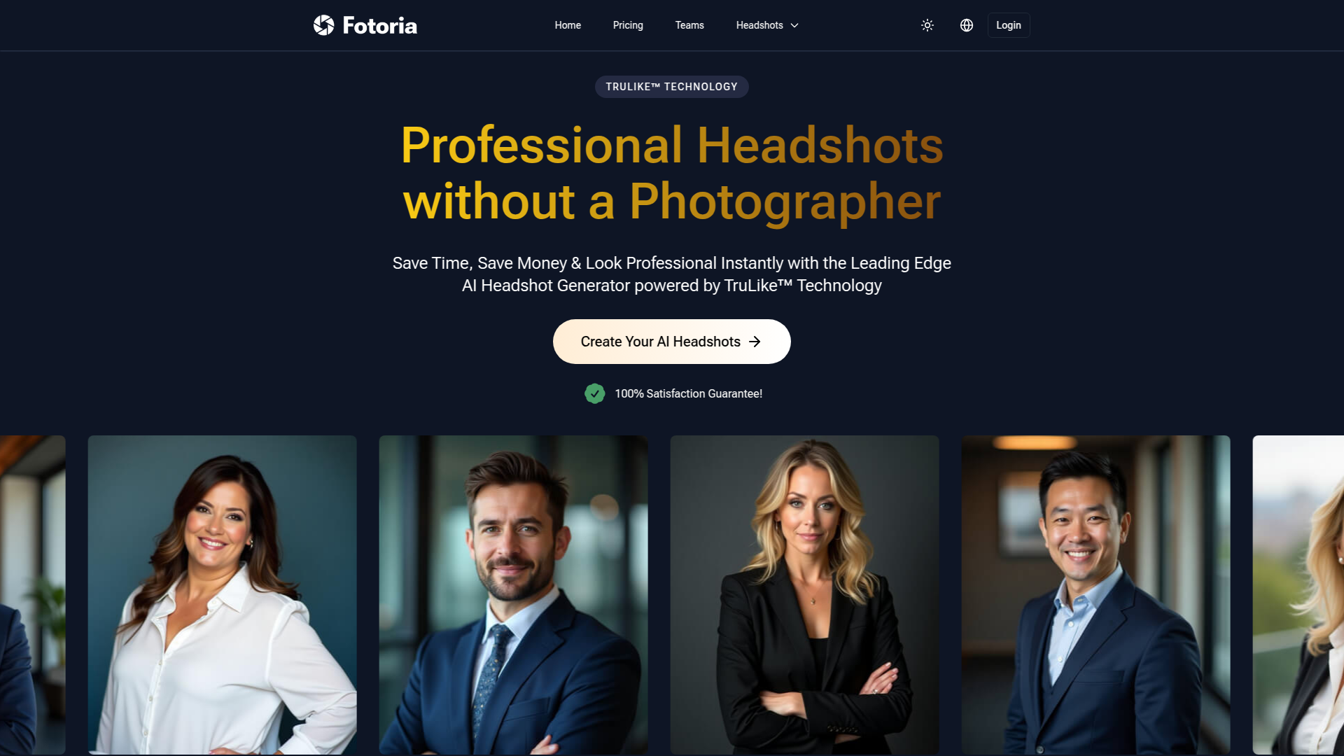 Fotoria: AI Professional Headshot Generator.ai