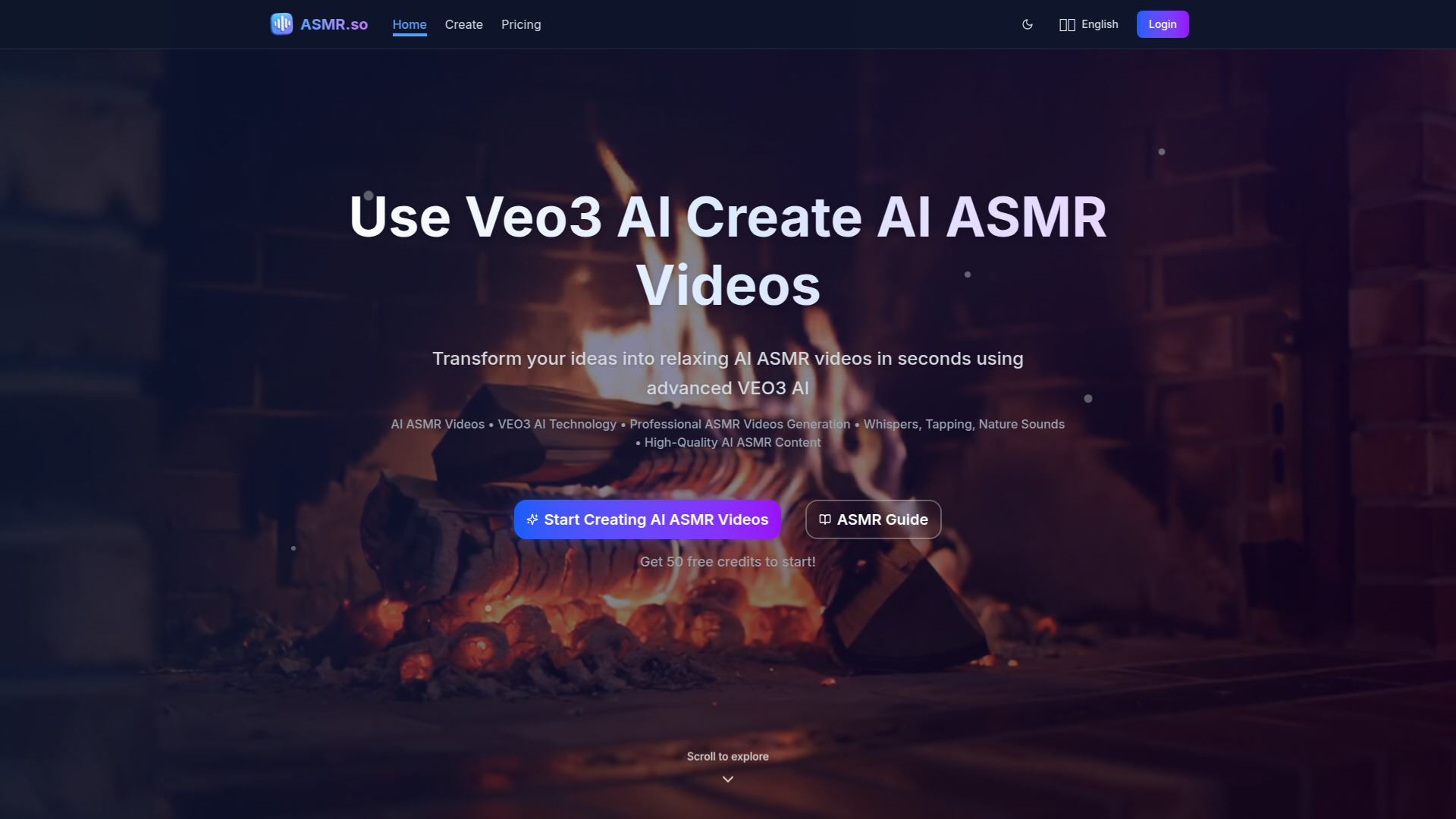 ASMR.so: AI-Powered ASMR Video Generator.ai