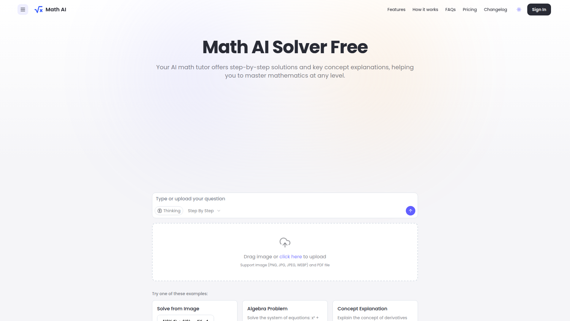 Math AI Solver