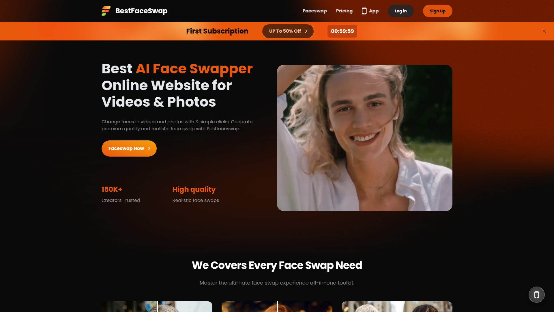 BestFaceSwap: AI Face Swap for Videos & Photos.ai