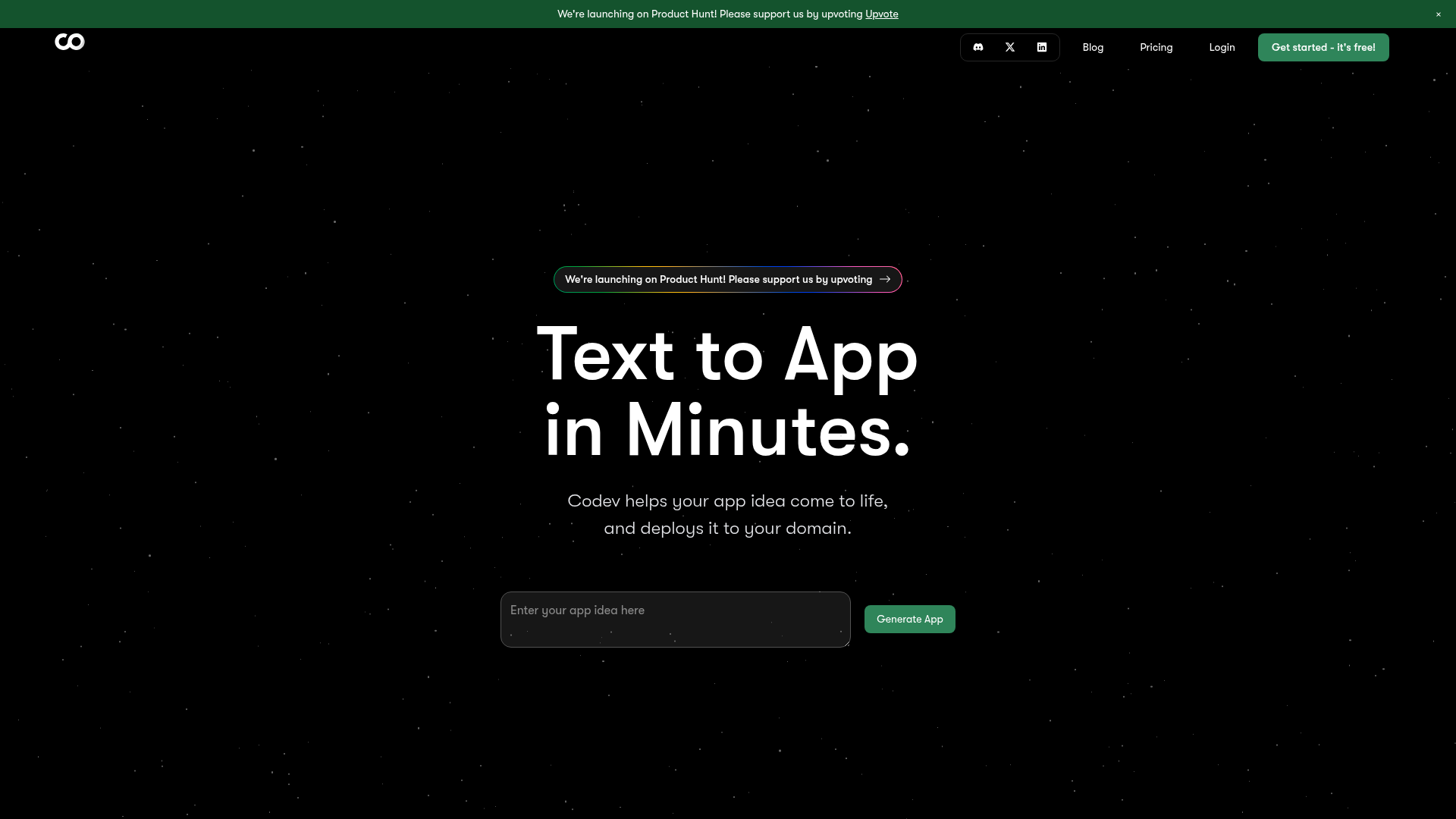 Codev: AI App Builder for Web Development.ai
