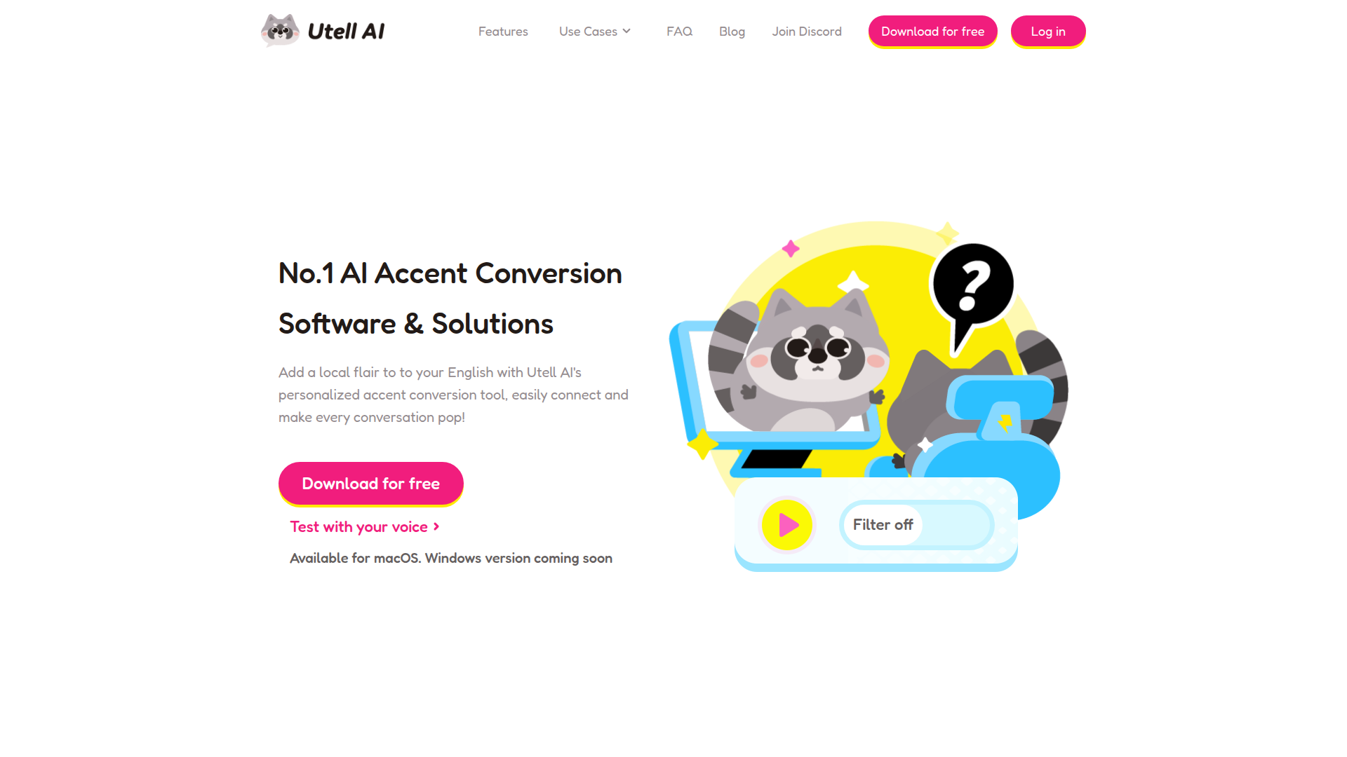 Utell AI: Real-Time Accent Conversion Software.ai