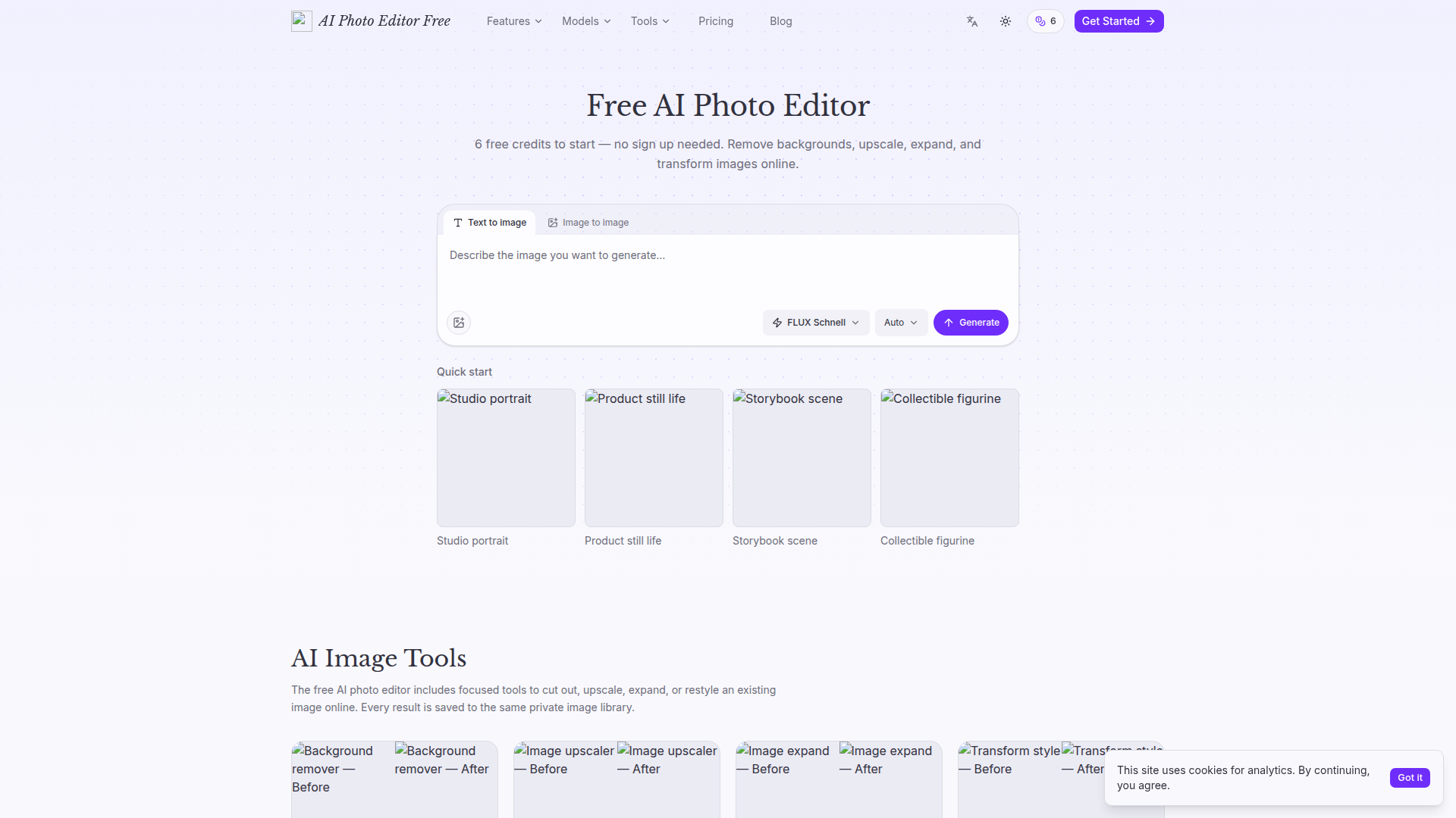 AI Photo Editor Free