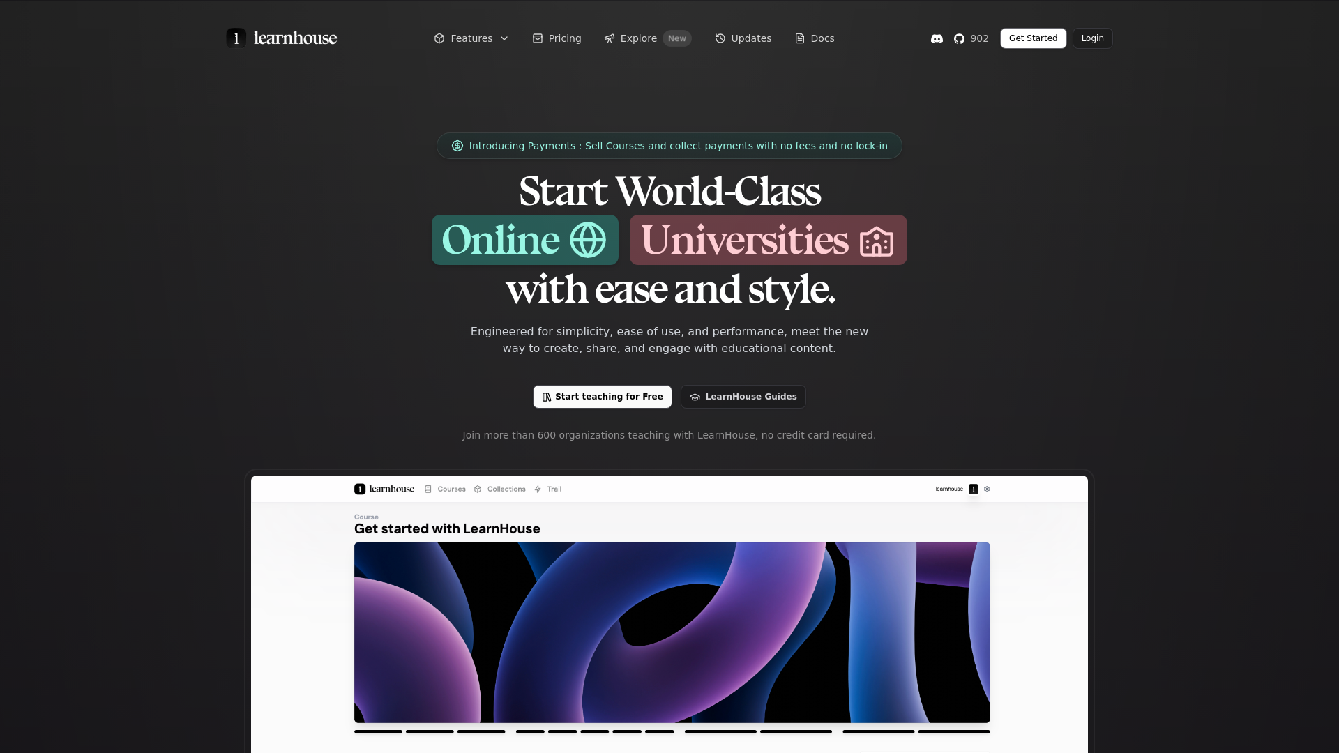 LearnHouse: Open Source Learning Platform.ai