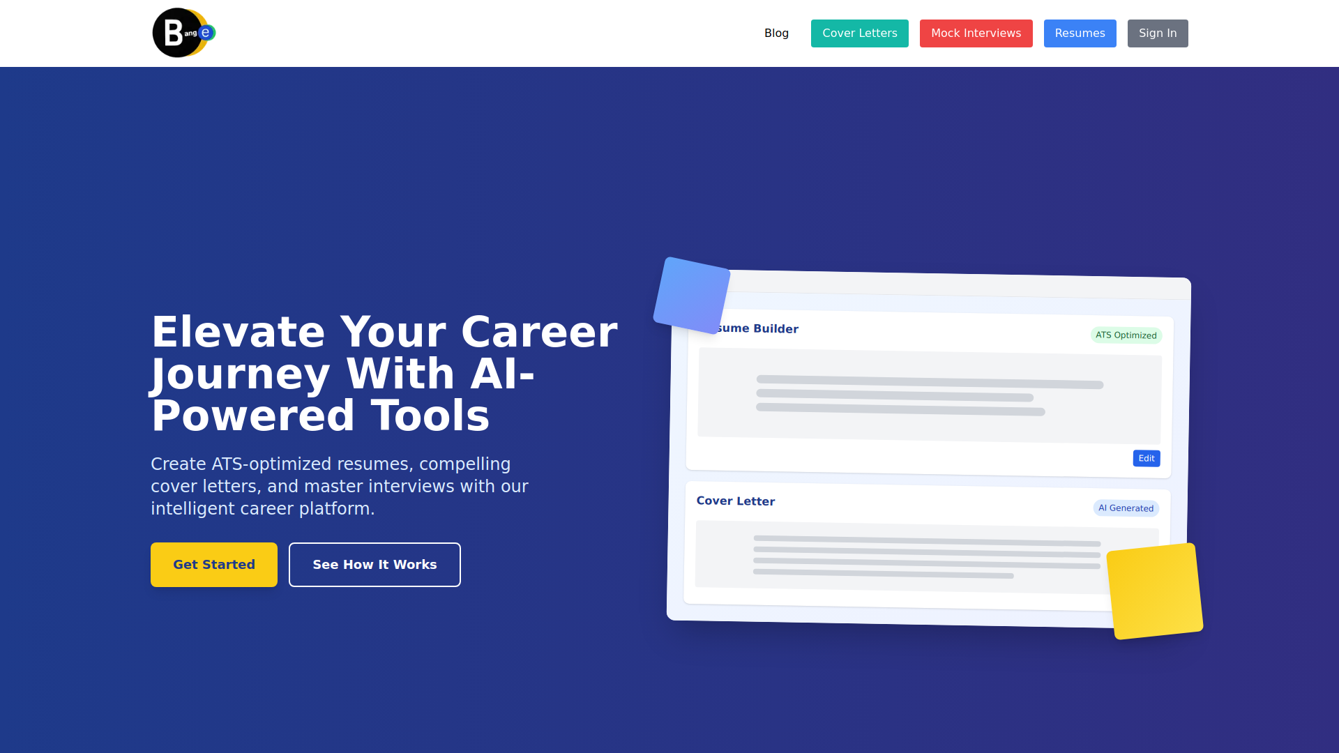 Bange.io: AI Career Tool Suite.ai