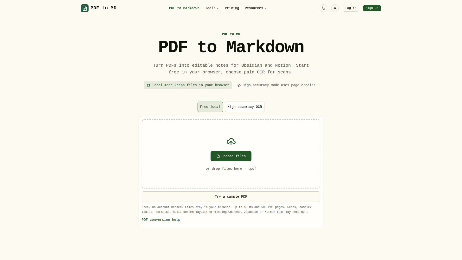 PDF to MD