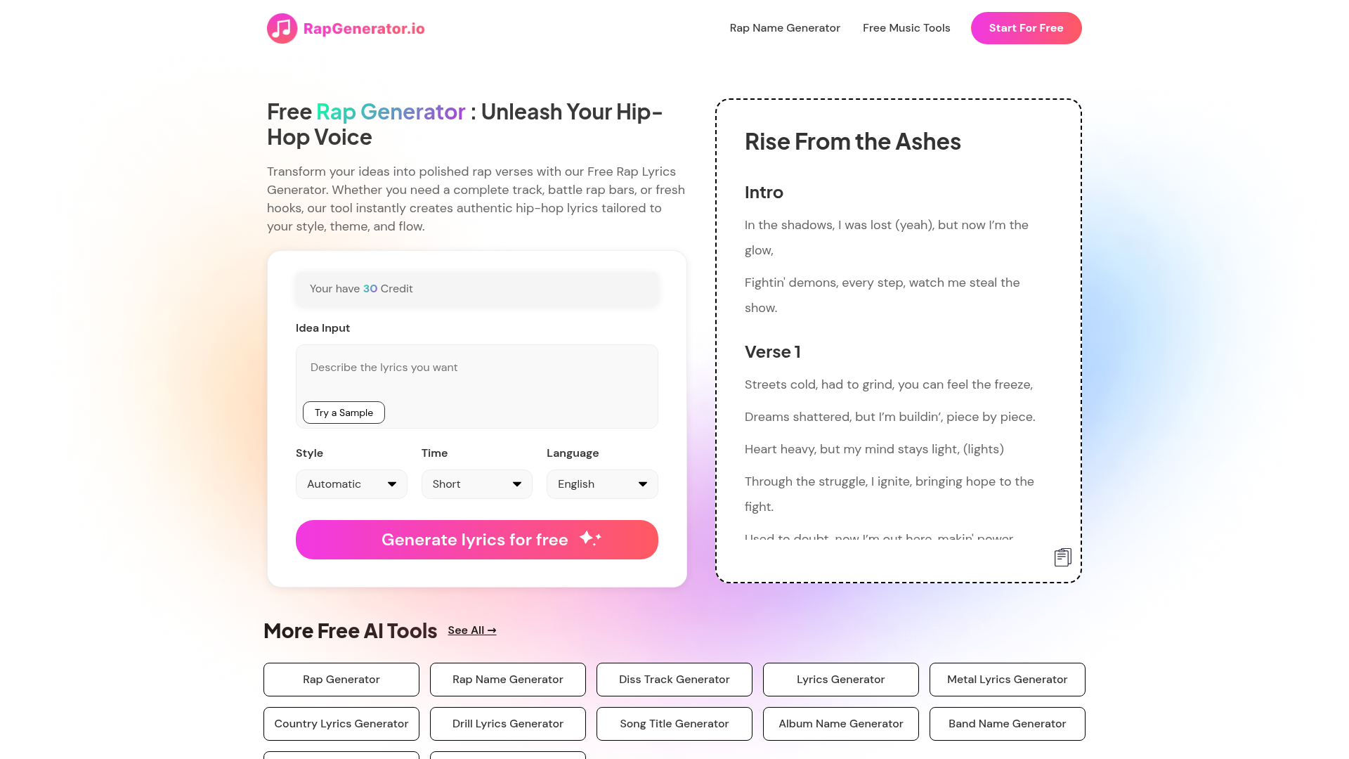 Rap Generator
