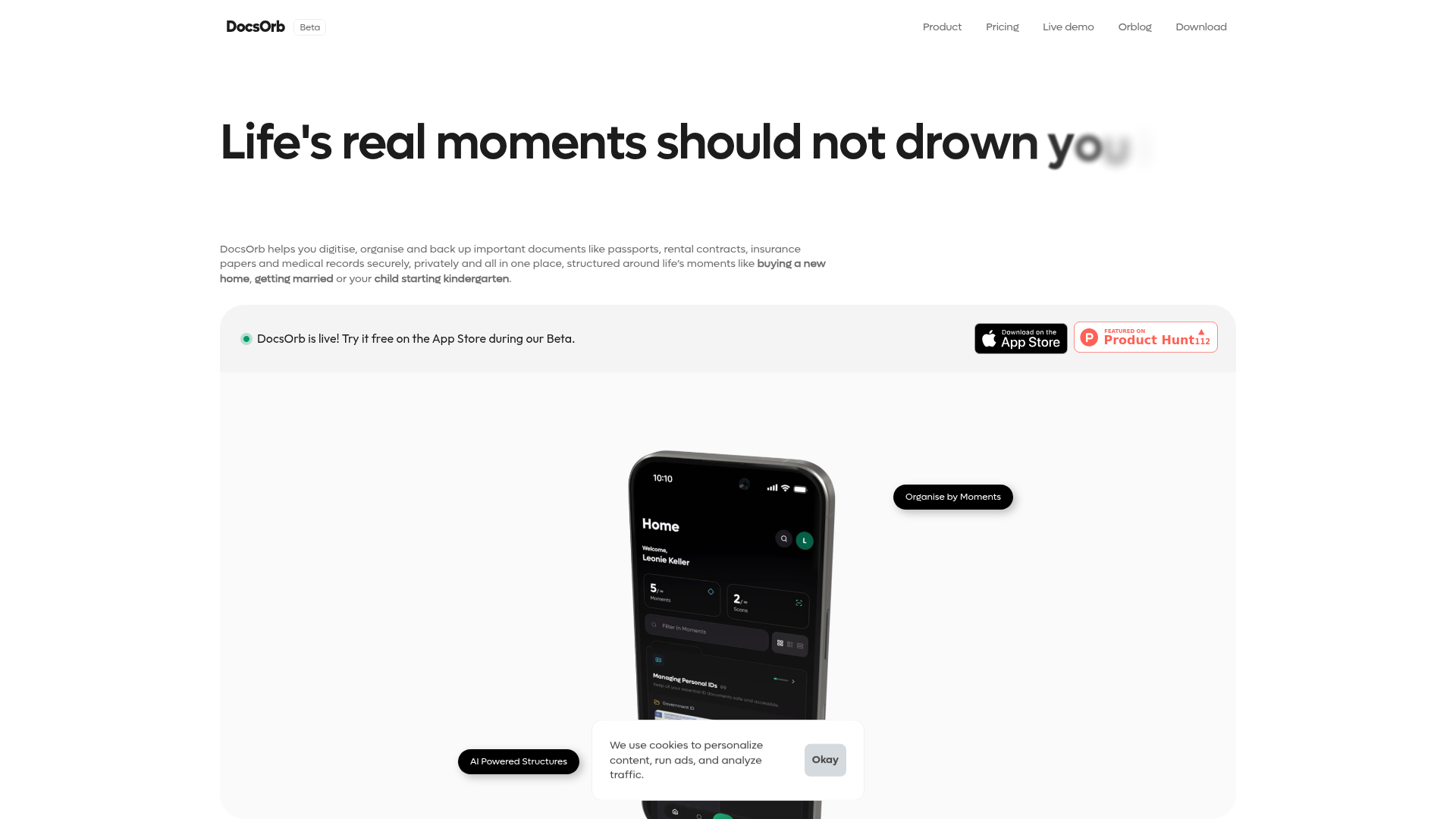 DocsOrb: Smart Document Organizer.ai