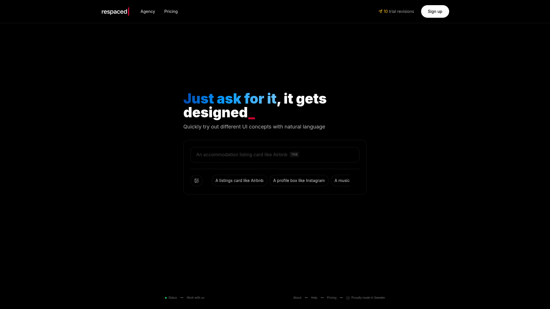 Respaced