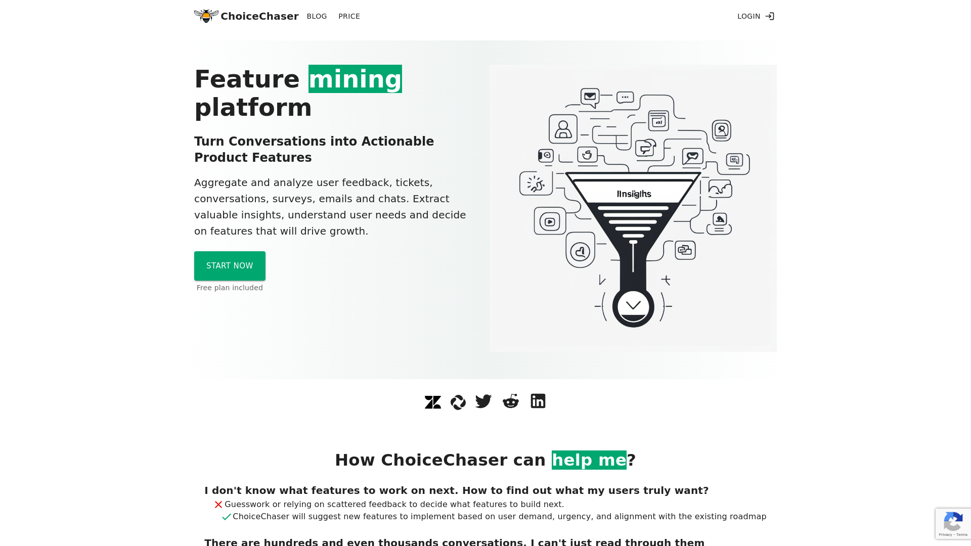 Choice Chaser: Turn Conversations into Product Features