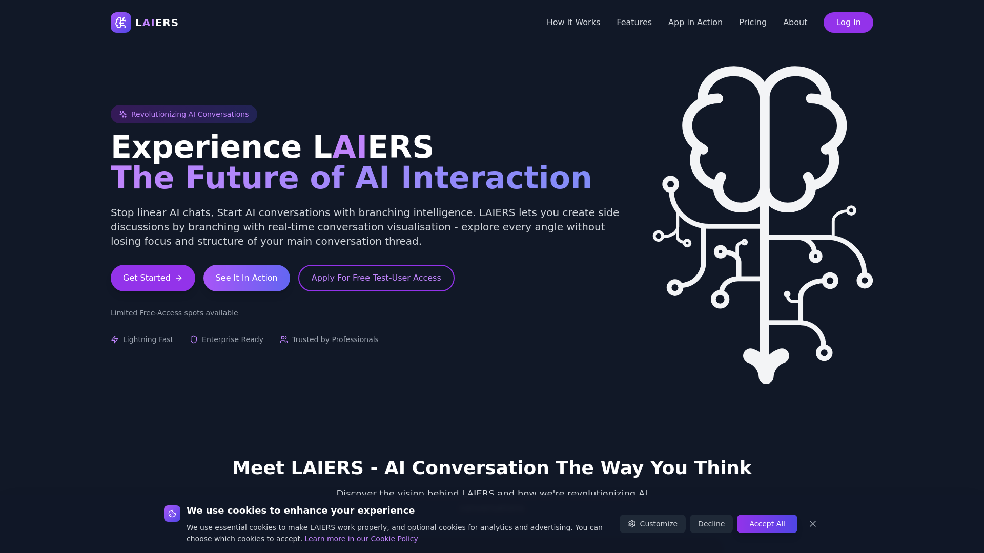 LAIERS: Branching AI Conversations for Complex Thinking.ai