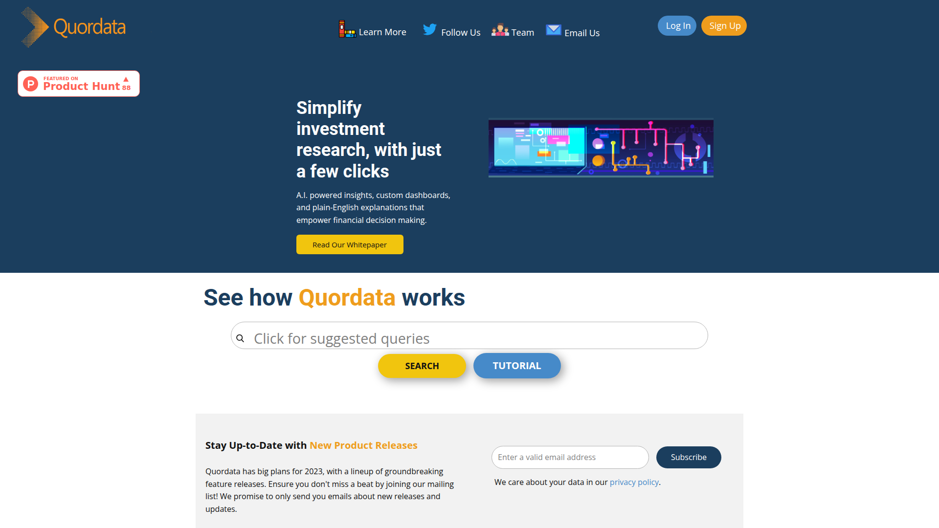 Quordata: AI-Powered Investment Research Simplified.ai