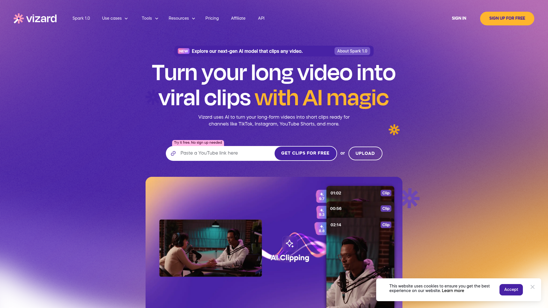 Vizard.ai: AI-Powered Video Editing & Clipping.ai