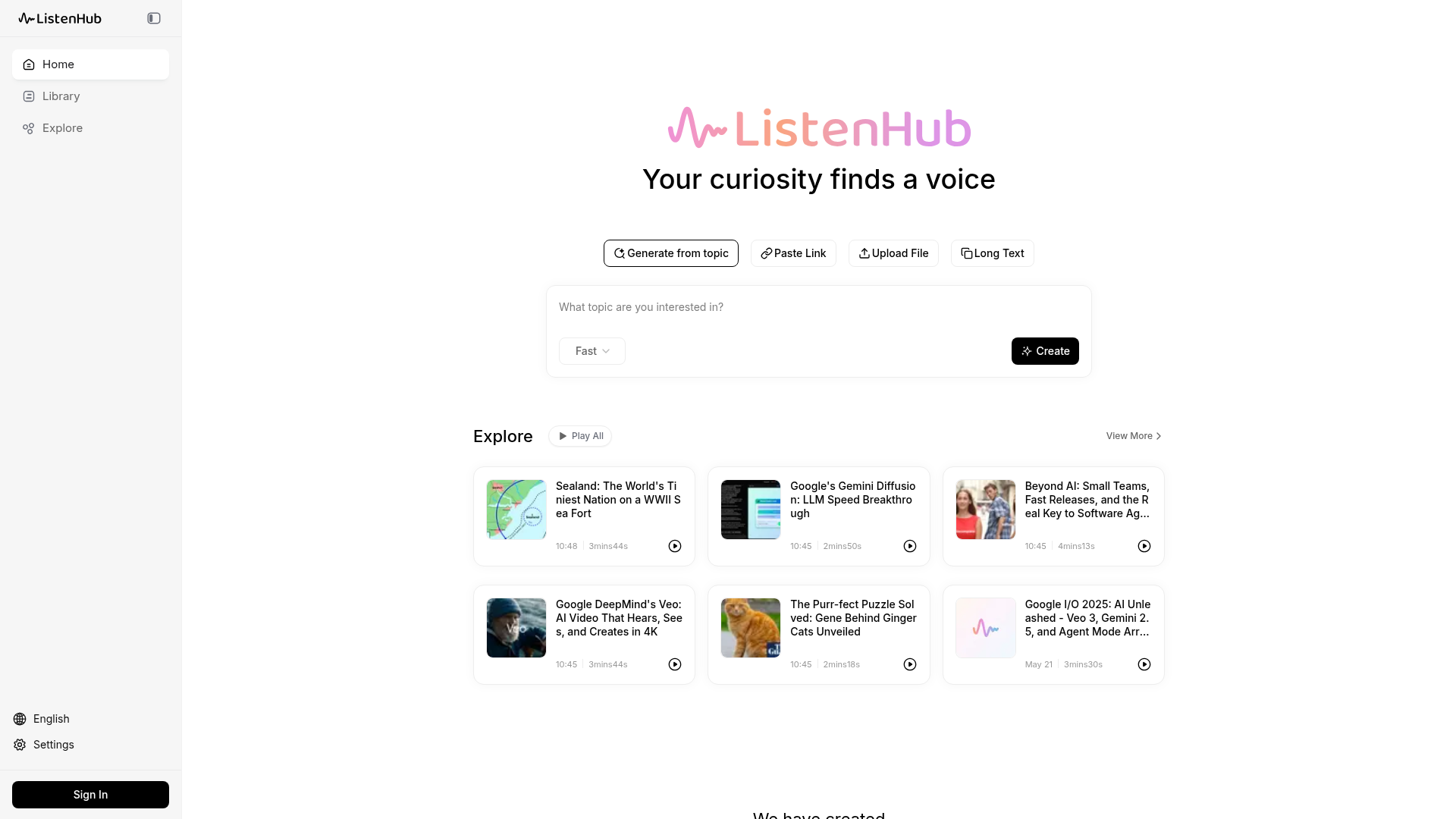 ListenHub