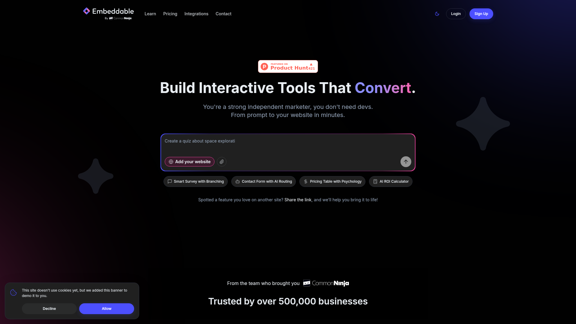Embeddable